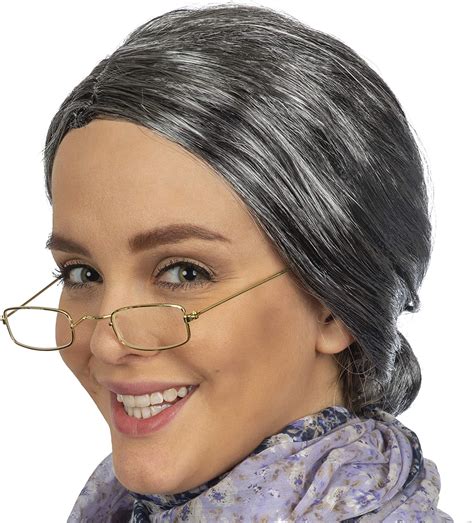 old lady wig amazon